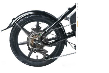 FIIDO D11 Folding Electric Moped Bicycle 20 Inch Tire 250W - 4