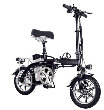 GYL004 Folding Electric Bike 14 Inch Tire 350W Motor Max Speed 35km/h - 0