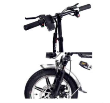 GYL004 Folding Electric Bike 14 Inch Tire 350W Motor Max Speed 35km/h - 2