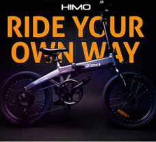 HIMO Z20 Folding Electric Bicycle 20 Inch Tire 250W DC Motor Up To 80km