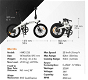 HIMO Z20 Folding Electric Bicycle 20 Inch Tire 250W DC Motor Up To 80km - 6 - Thumbnail