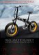 LANKELEISI X2000 Plus Folding Electric Bike Bicycle 48V 10.4AH 500W - 3 - Thumbnail