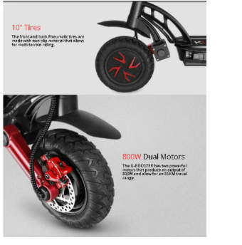 KUGOO G-BOOSTER Folding Electric Scooter Dual 800W Motors 3 Speed Modes Max 55km/h - 3