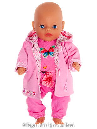 Baby Born Soft 36 cm Jasje roze - Afbeelding 3