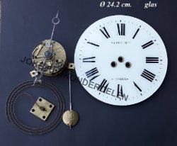 Schoolklok uurwerk = Vincenti =42998