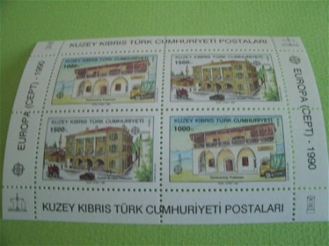 Turks-Cyprus1990 Cept mi Block 8 Postfris - 0