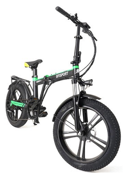 BFISPORT BFI-20 Folding Electric Mountain Bike 20 inch 3.0 Fat Tire 250W Motor - 2