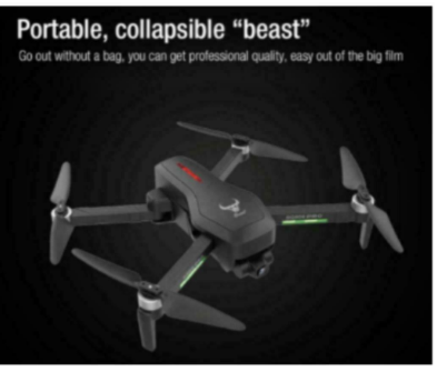 ZLRC SG906 Pro Beast 4K GPS 5G WIFI FPV With 2-Axis Three Batteries with Bag - Black - 1