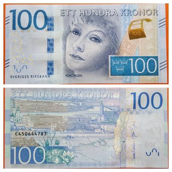 Zweden 100 Kronor P 71 (2016) Greta Garbo UNC - 0