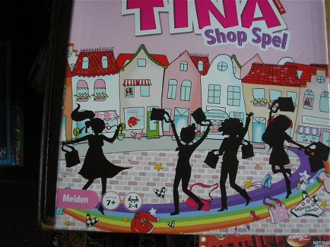 Tina Shop Spel - is een bordspel speciaal voor modemeisjes - 0