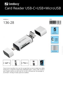 Card Reader USB-C + USB + MicroUSB