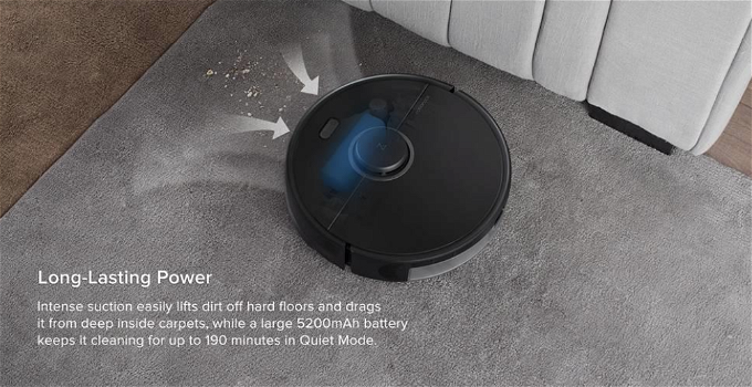 Roborock S5 Max Robot Vacuum Cleaner Virtual Wall Automatic Area Cleaning 2000pa Suction 2 in 1 - 2