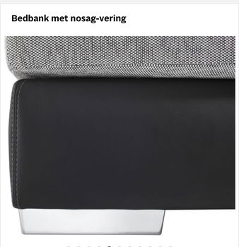 Bedbank met nosag-verig - 3