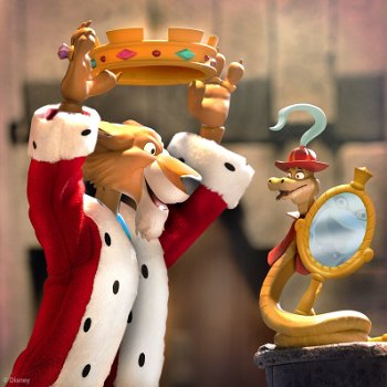 Super7 Disney Ultimates Action Figure Set Prince John Mickey Mouse Pinocchio - 3
