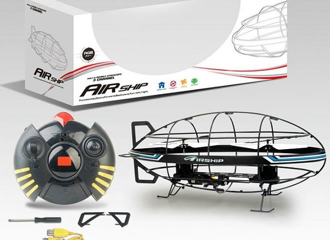 RC Airship 3 kanaals 28cm nieuw - Afbeelding 3