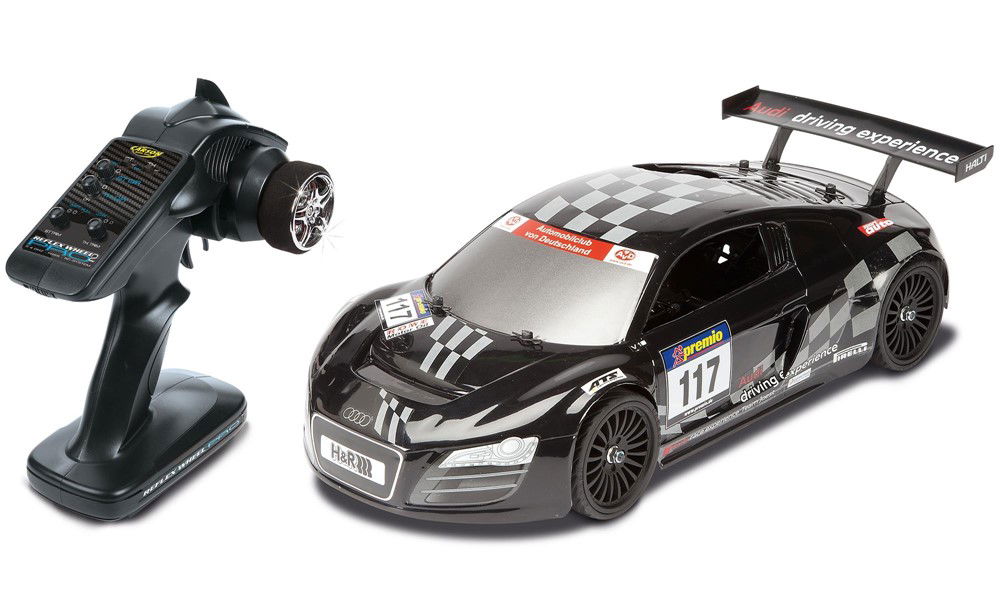 RC auto nitro Carson Audi R8 CV 1:10 2.4GHZ - Afbeelding 2
