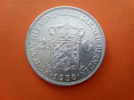 Wilhelmina 1938 Rijksdaalder zilver - 0