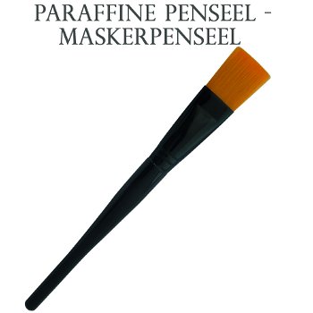 Paraffine penseel / masker kwast ZWART - 0