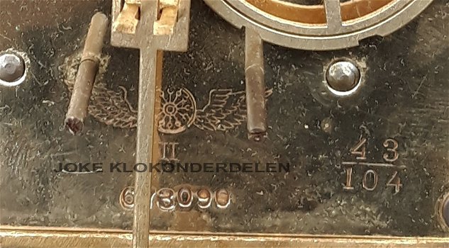 = Vrijslinger uurwerk = Kienzle =41630 - 5