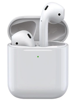 Apods i500 Bluetooth 5.0 Pop-up Window TWS Earbuds Independent Usage Wireless Charging IPX5 - White - 0