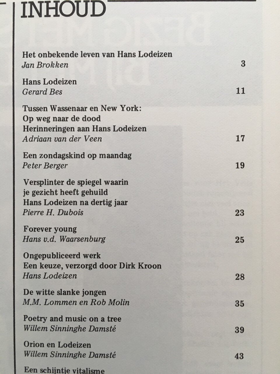 Bzzlletin 90 - Hans Lodeizen - Afbeelding 2