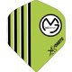 Dart Flight Michael van Gerwen green transparant small logo - 0 - Thumbnail