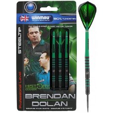 Dartpijlen Winmau Brendan Dolan Onyx Black 90%  tungsten