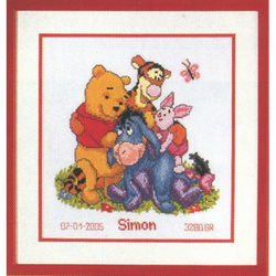 Borduurpakket WINNIE de POOH NIEUW !