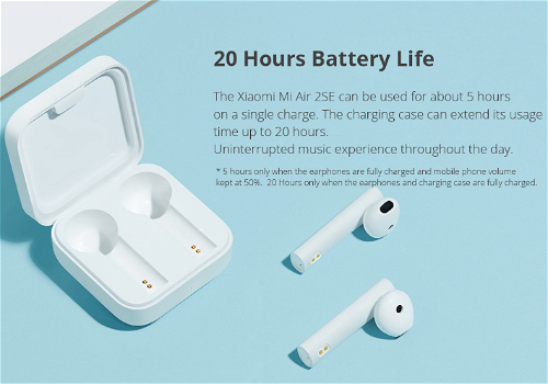 Xiaomi Air2 SE Bluetooth 5.0 TWS Earphones 14.2mm Moving Coil Pop UP Pairing Independent Use - 0