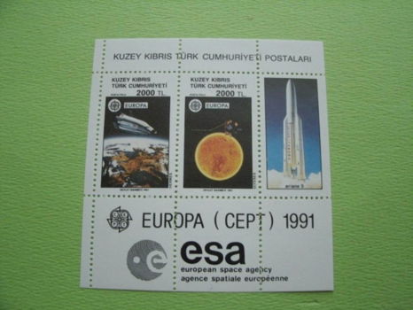 Turks-Cyprus Cept 1991 mi Block 9 Postfris - 0