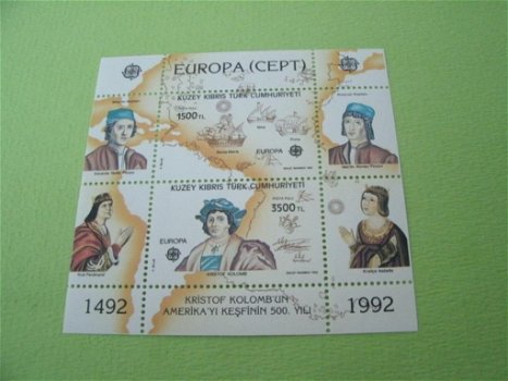 Turks-Cyprus 1992 Cept mi Block 10 Postfris - 0
