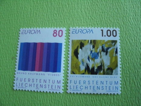 Liechtenstein Cept 1993 mi 1054-1055 Postfris - 0