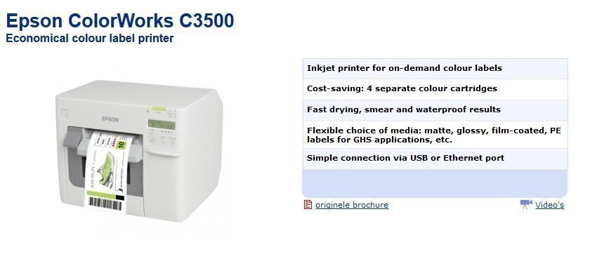 Epson ColorWorks C3500 Label Club Bundle 01 C31CD54012CD - Afbeelding 3