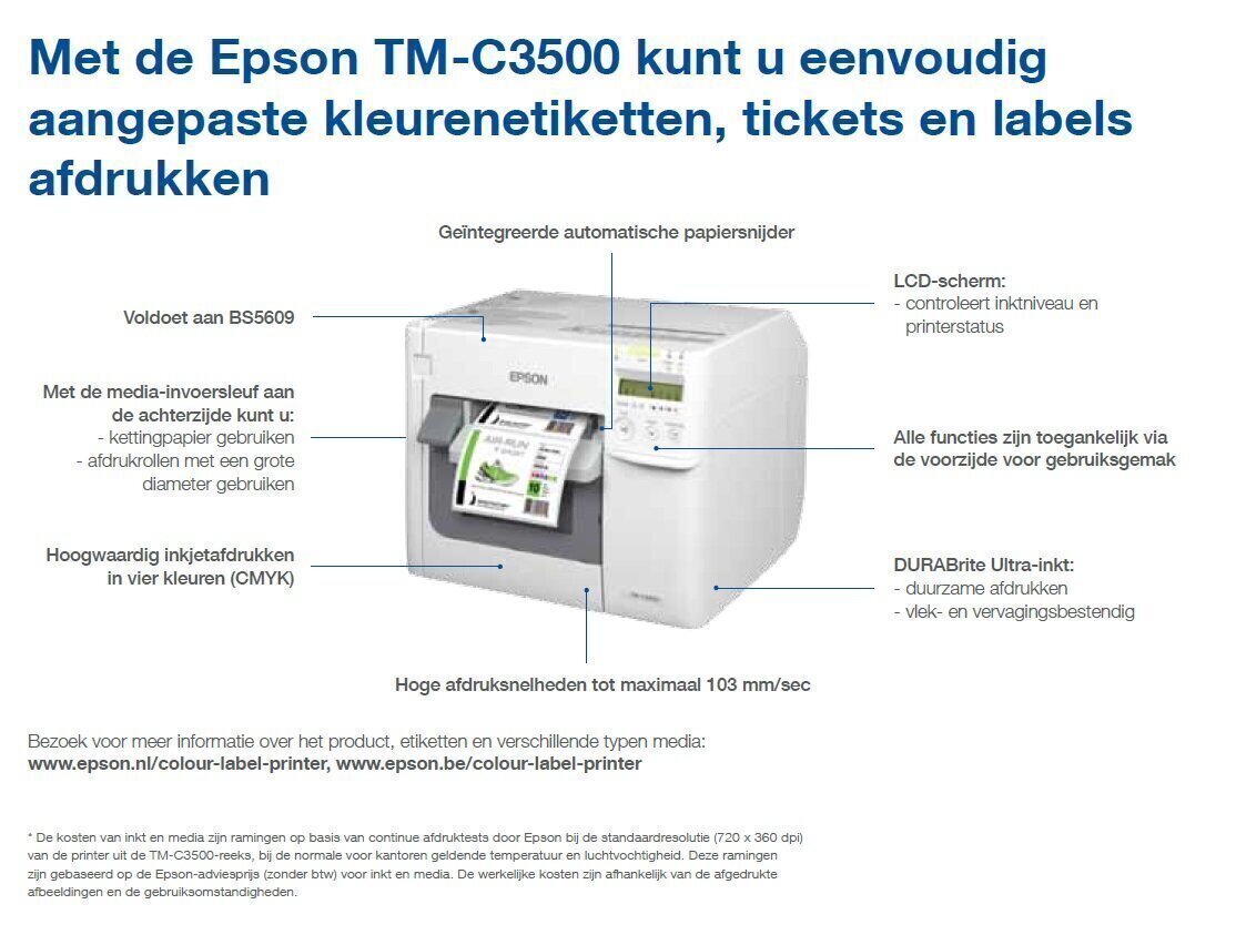 Epson ColorWorks C3500 Label Club Bundle 01 C31CD54012CD - Afbeelding 6