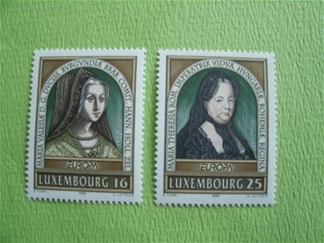 Luxemburg Cept 1996 mi 1390-1391 Postfris - 0