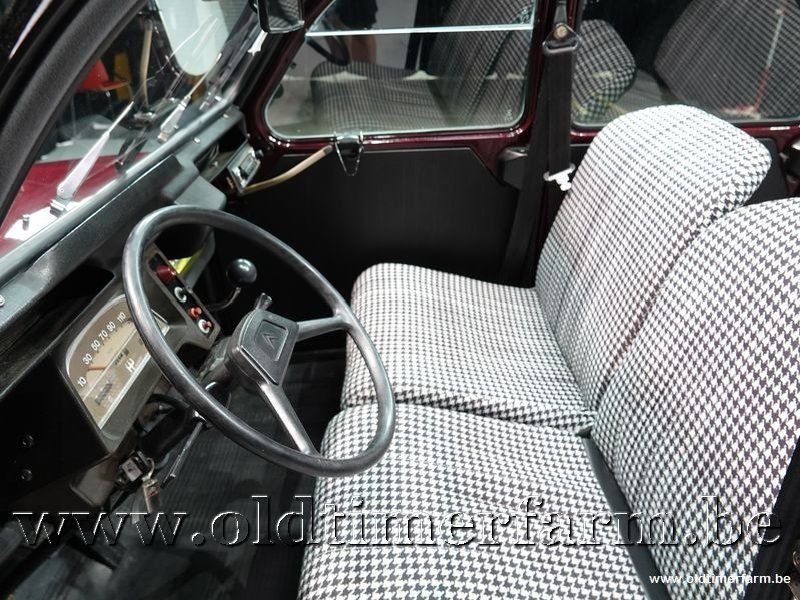 Citroën 2CV Bordeaux / Zwart '74 - Afbeelding 7