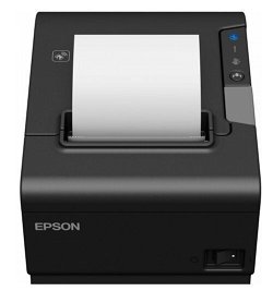 Epson TM-T88VI-iHub Fiscal DE USB RS232 Ethernet ePOS zwart C31CE94751F3 direct thermisch bonprinter