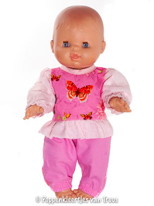 Paola Reina 34 cm Vlindersetje roze - nr. 1