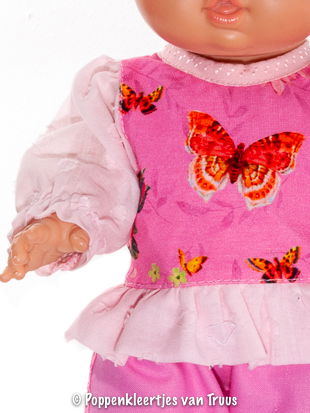 Paola Reina 34 cm Vlindersetje roze - Afbeelding 2