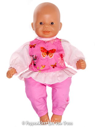 Chou Chou 36 cm Vlindersetje roze - nr. 1