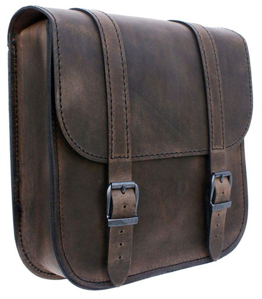 Ledrie Swingarm tas smal bruin - Achterbrug tas - Afbeelding 3