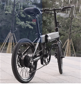 FIIDO D4S Folding Moped Electric Bike Shimano 6-speed Gear Shifting City Bike - 2