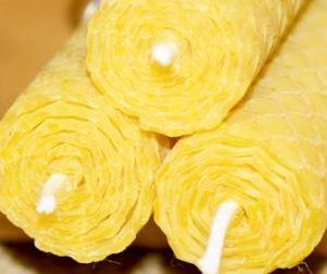 Bijenwas kaarsen maken met raatvel - Afbeelding 2