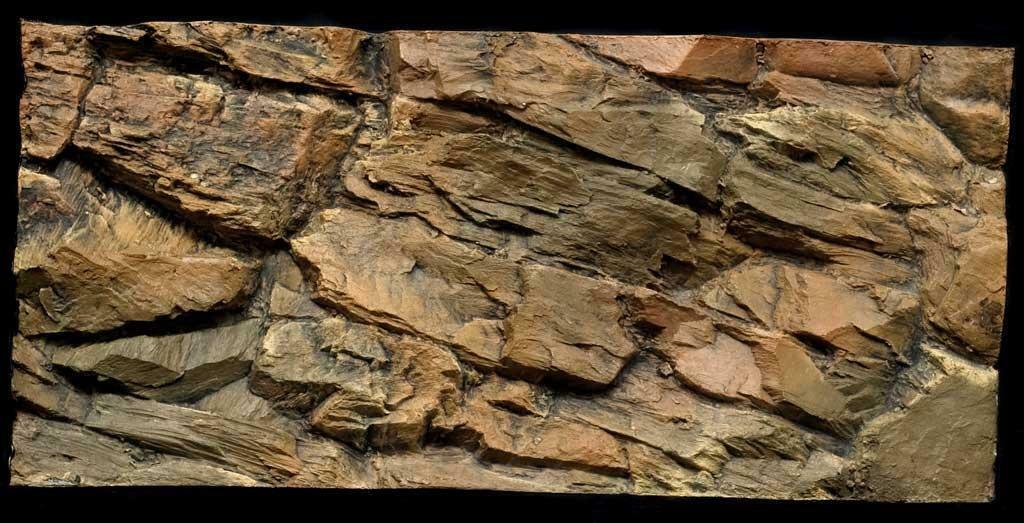 Polyester Aquarium achterwand.Rock 100×50 (96 x 46 cm) - Afbeelding 2