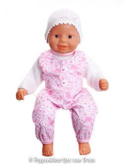 Chou Chou 36 cm 3 dlg. Boxpakje wit/roze
