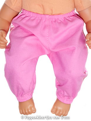 Annabel 36 cm 2 dlg. Setje wit/bloem/roze - Afbeelding 4