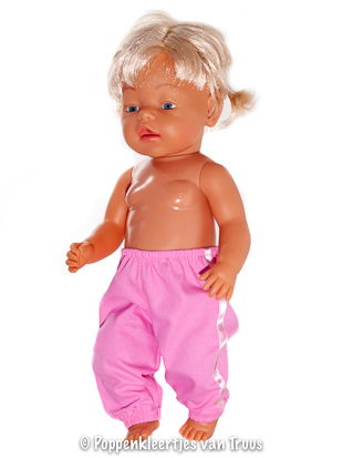 Baby Born 43 cm 2 dlg. Setje wit/bloem/roze - Afbeelding 3