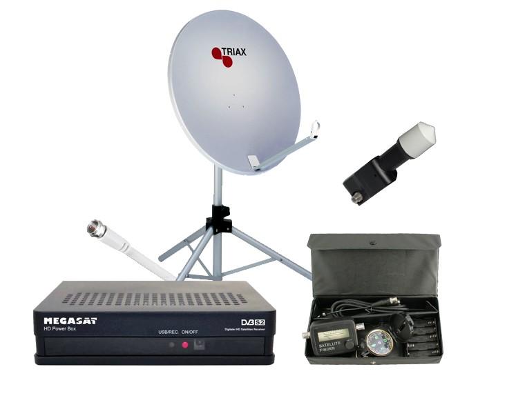 Campingset free to air, schotel antenne - nr. 1