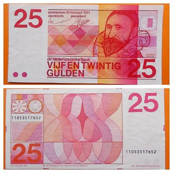 Nederland 25 gulden 1971 Sweelinck Vf+ - 0