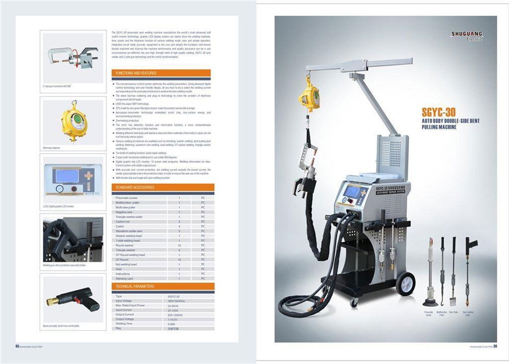 Complete spotter set 12000 Amp+ Ce met dubbelzijdige puntlas - nr. 1